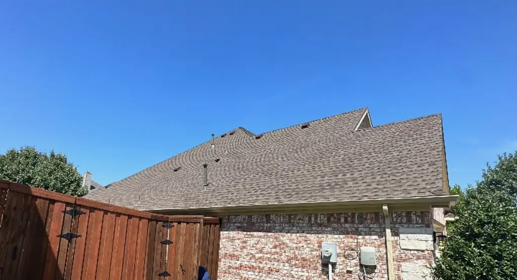 Completed roof replacement project in Killeen